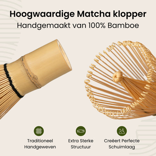 Bamboe Matcha Whisk (Klopper)